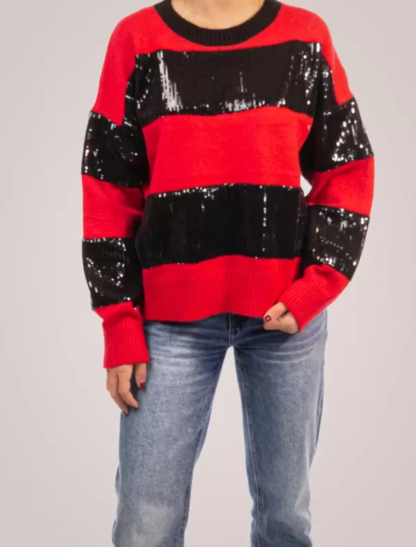 OBVIO Jersey Hebe Rojo>Mujer Jerseys Y Cárdigans