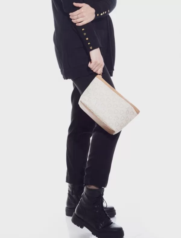 VALENTINO BAGS Neceser Mujer Liuto Vbe3Kg513 Beig>Mujer Neceser