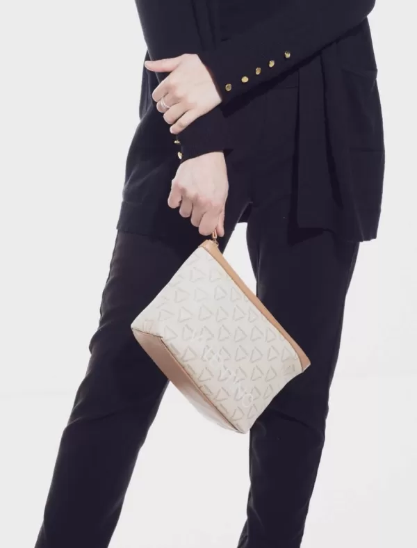 VALENTINO BAGS Neceser Mujer Liuto Vbe3Kg513 Beig>Mujer Neceser