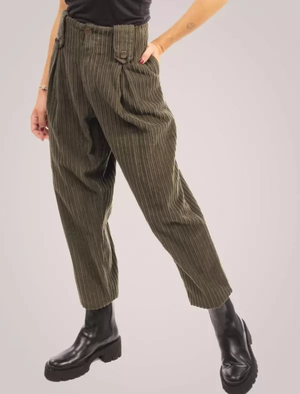 OBVIO Pantalon Oriana Verde>Mujer Pantalones