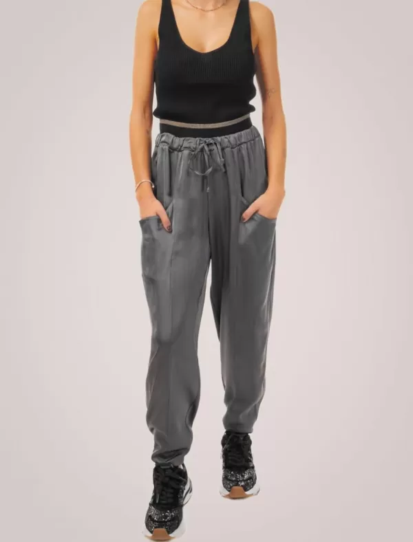 OBVIO Pantalon Zoe Gris>Mujer Pantalones