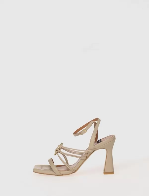 ANGEL ALARCON Sandalia Diamanda Beige>Mujer Zapatos Fiesta