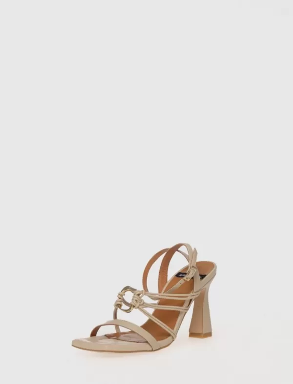 ANGEL ALARCON Sandalia Diamanda Beige>Mujer Zapatos Fiesta