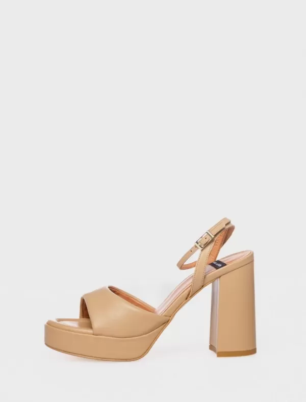 ANGEL ALARCON Sandalia Kelis Camel>Mujer Zapatos Fiesta
