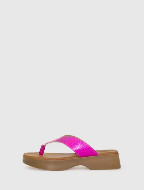 KAMOME Sandalia Beca Fuxia>Mujer Sandalias