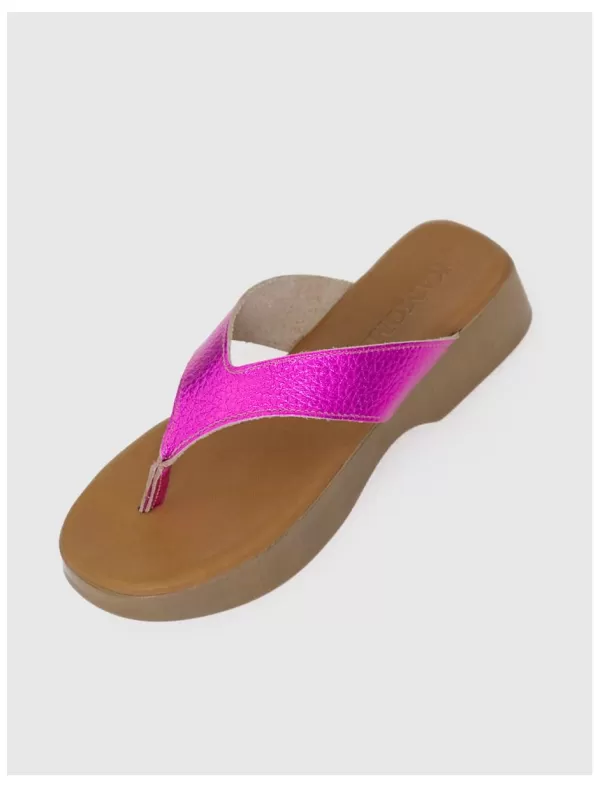 KAMOME Sandalia Beca Fuxia>Mujer Sandalias