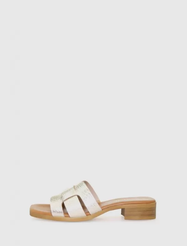 KAMOME Sandalia Ilse Platino>Mujer Sandalias
