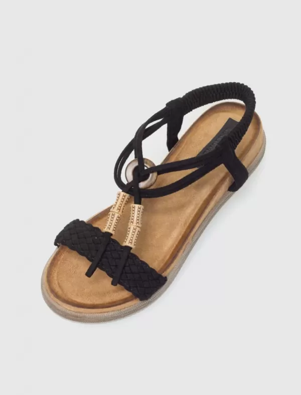 KAMOME TRENDS Sandalia Kare Negro>Mujer Sandalias