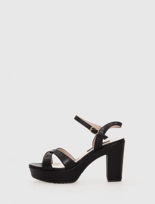 KAMOME TRENDS Sandalia Lina Negro>Mujer Sandalias