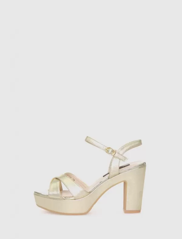 KAMOME TRENDS Sandalia Lina Oro>Mujer Sandalias