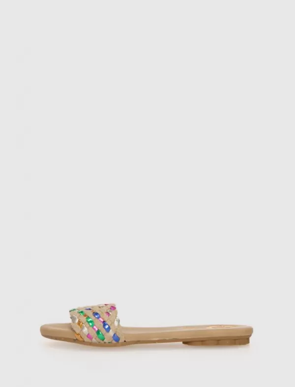 PORRONET Sandalia Lua Beig>Mujer Sandalias