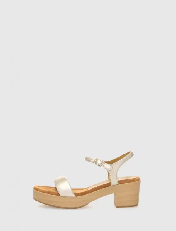 UNISA Sandalia Irita Platino>Mujer Sandalias