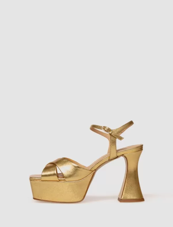 VIENTY Sandalia 13086 Oro>Mujer Zapatos Fiesta