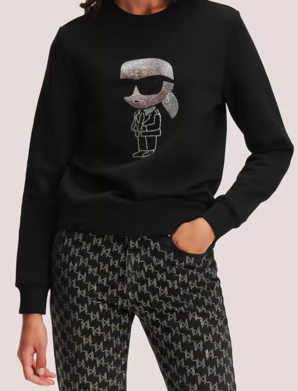 KARL LAGERFELD Sudadera Ikonik 2.0 Karl Rs Sweartshit Negro>Mujer Sudaderas