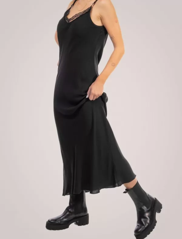 OBVIO Vestido Rue Negro>Mujer Vestidos