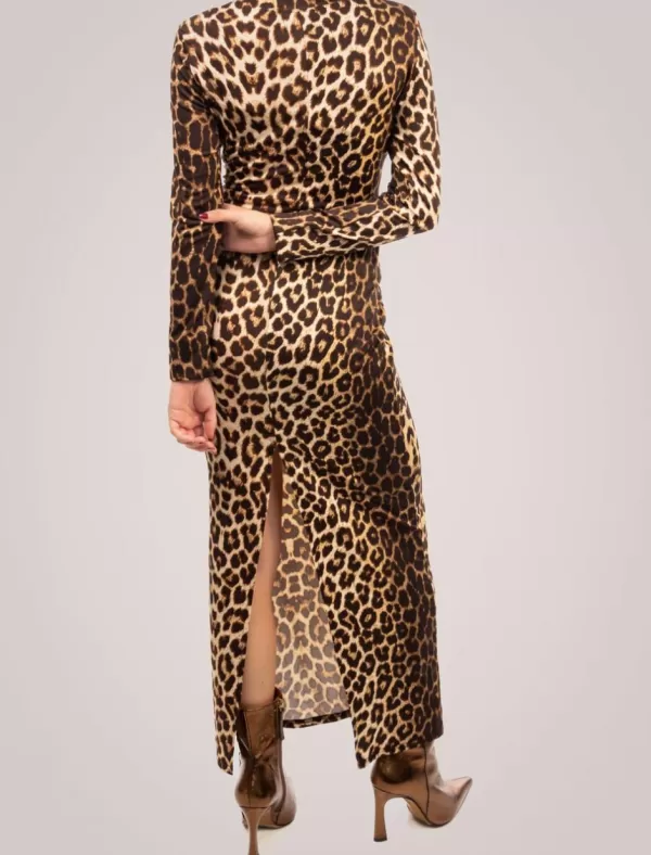 OBVIO Vestido Salina Leopardo>Mujer Vestidos