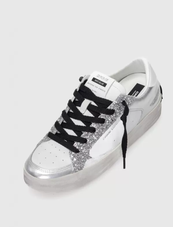 CRIME LONDON Zapatilla Sk8 Deluxe Blanco>Mujer Zapatillas