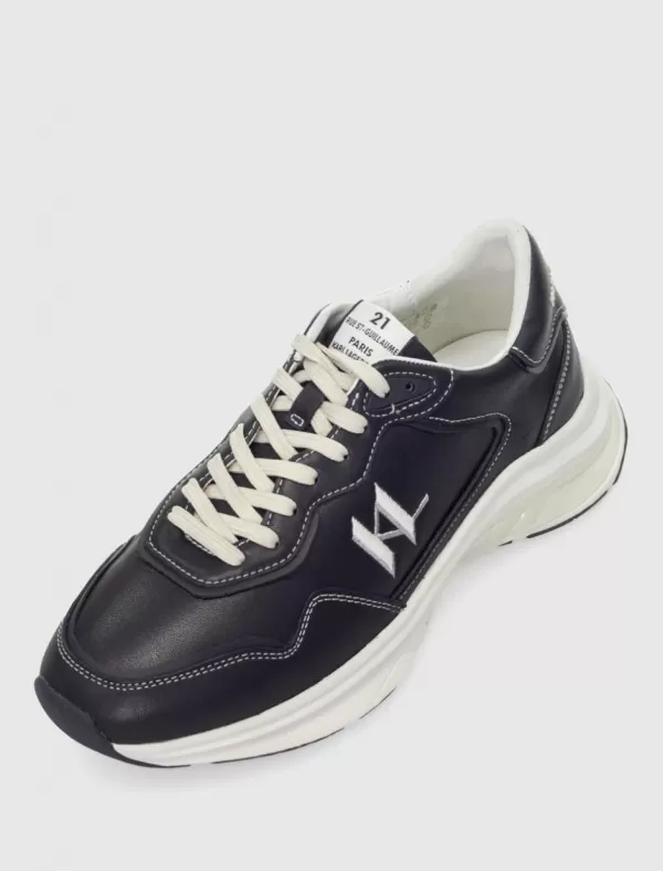 KARL LAGERFELD Zapatilla Kapri Lux Finesse Monogram Kc Lo Negro>Hombre Zapatillas