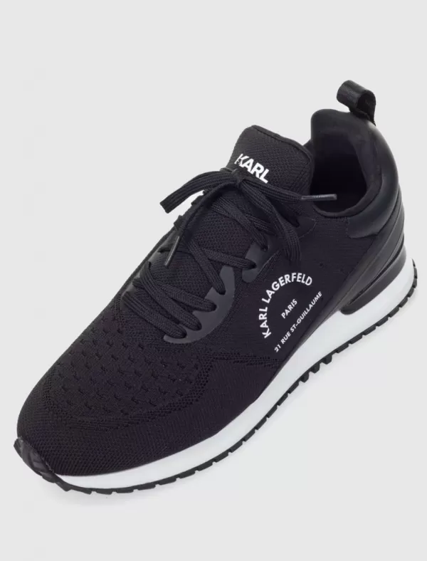 KARL LAGERFELD Zapatilla Velocitor Ii Maison Knit Runner Negro>Hombre Zapatillas