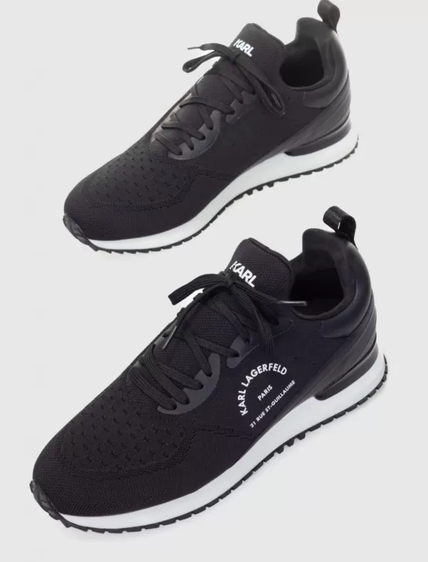 KARL LAGERFELD Zapatilla Velocitor Ii Maison Knit Runner Negro>Hombre Zapatillas