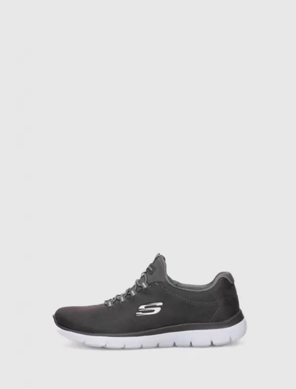 SKECHERS Zapatilla Summits-Itz Bazik Plomo>Mujer Zapatillas