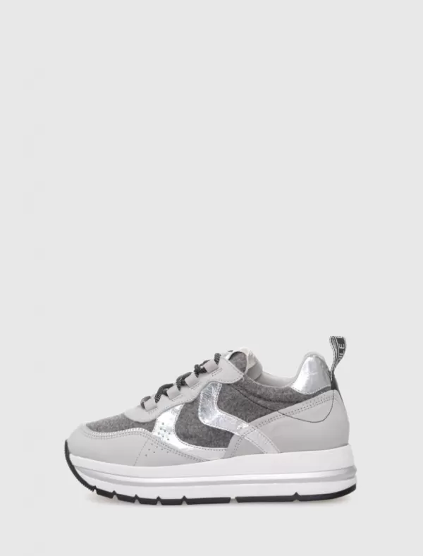 VOILE BLANCHE Zapatilla Marple Plata>Mujer Zapatillas
