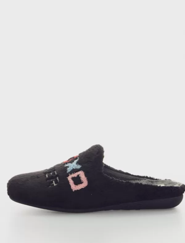 VUL-LADI Zapatillas De Casa 3217-123 Negro>Hombre Zapatillas Casa